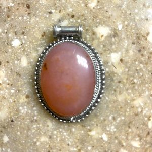 Rose Agate Brooch
